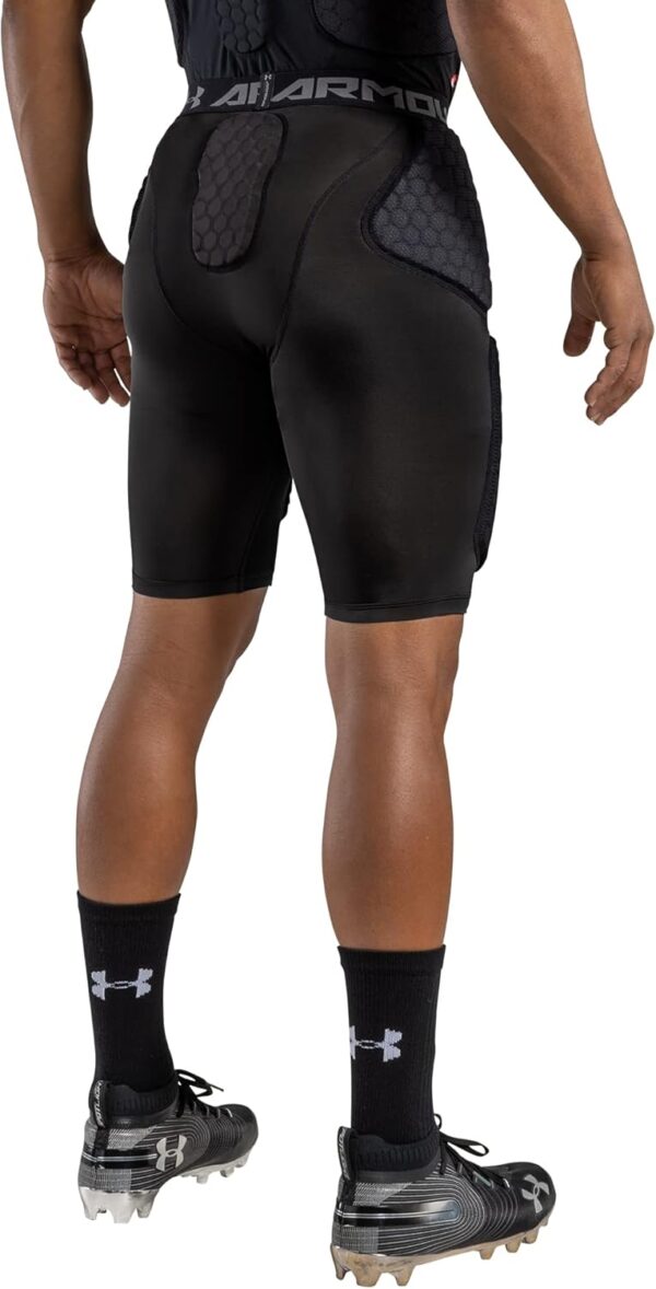 Under Armour GameDay 5-Pad Football Compression Girdle/Shorts, Football Padded Shorts,…