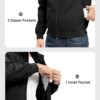 Rdruko Men’s Lightweight Jackets Casual Windbreaker Light Fall Spring Golf Stylish…