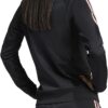 adidas Women’s Primegreen Essentials Warm-up Slim 3-Stripes Track Jacket