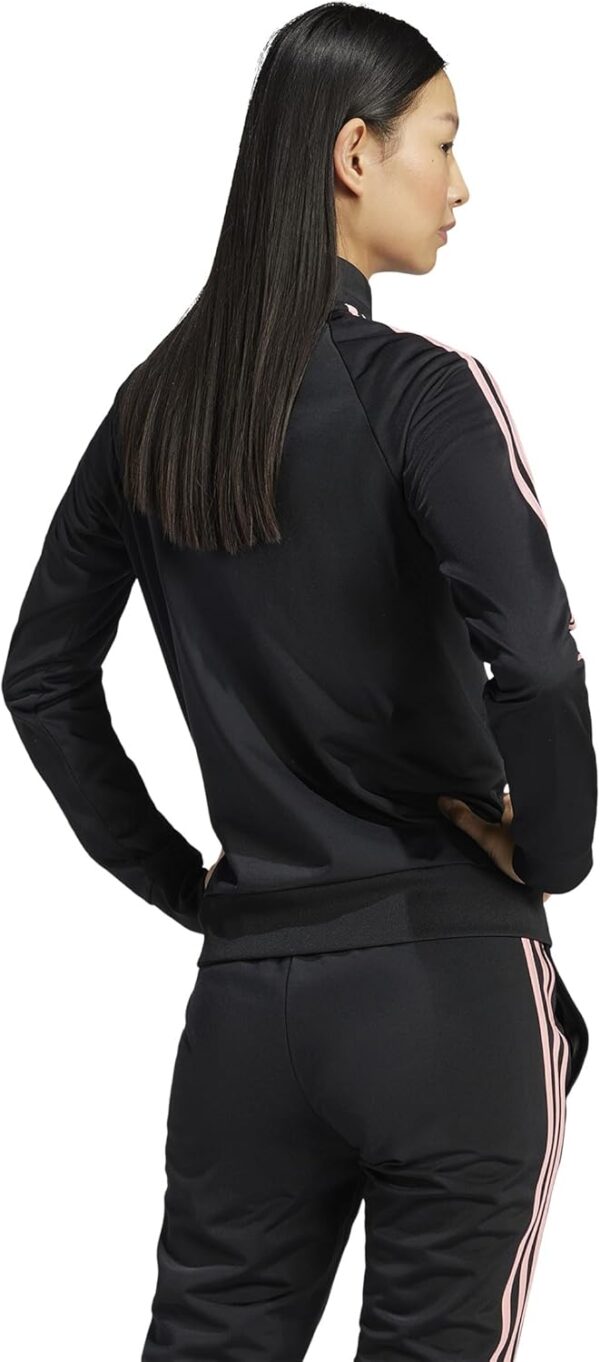 adidas Women’s Primegreen Essentials Warm-up Slim 3-Stripes Track Jacket