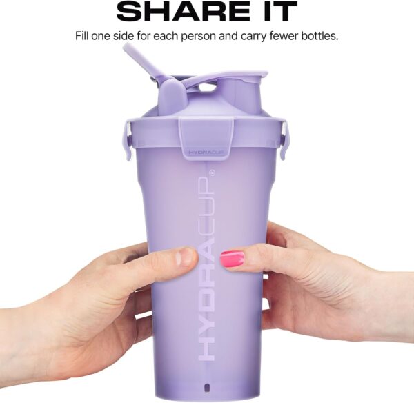 Hydra Cup DualShaker Pro 32 oz Shaker Bottle for Protein Shakes, Shaker Cup w/Handle &…
