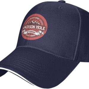 Jackson Hole Baseball Cap Men Women’s Dad Hat Adjustable Golf Hat