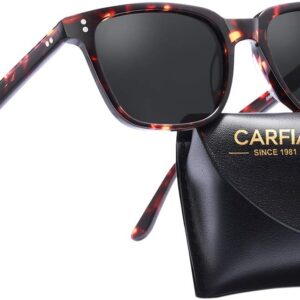 CARFIA Polarized Men’s Sunglasses UV400 Protection for Driving Fishing Hiking Golf…