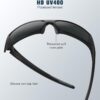 Sports Sunglasses-Men Polarized Mens-Sunglasses: Wrap Around Sun Glasses for Cycling…