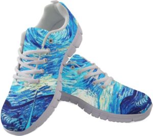 Jeiento Women Trainers Sports Running Shoes Causal Travel Walking Flat Shoe Lace-up…