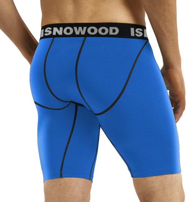 isnowood Compression Shorts for Men Spandex Running Workout Athletic Underwear