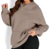 Trendy Queen Womens Oversized Hoodies Fleece Sweatshirts Sweaters Spring Outfits 2025…