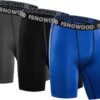 isnowood Compression Shorts for Men Spandex Running Workout Athletic Underwear