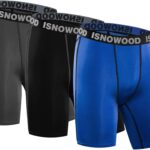 isnowood Compression Shorts for Men Spandex Running Workout Athletic Underwear