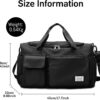 Sports Gym Duffel Bag with Shoes Compartment and Dry Wet Separated Pocket…
