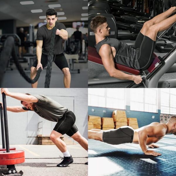 isnowood Compression Shorts for Men Spandex Running Workout Athletic Underwear