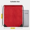 Vorspack Drawstring Backpack 100 Pieces for Party Gym Sport Trip