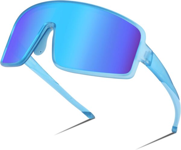 FEISEDY Sports Sunglasses, Polarized Oversized Shield for Women Men Youth, Baseball…