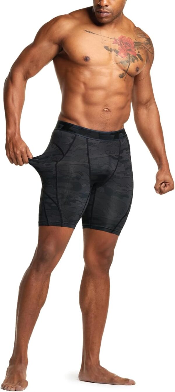 TSLA Men’s Athletic Compression Shorts, Active Cool Dry Sports Performance Running…