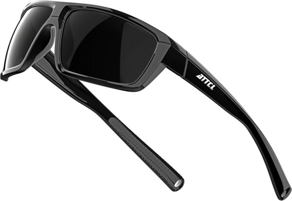 ATTCL Polarized Wrap Sunglasses For Men – Fishing Sports Glasses UV Protection
