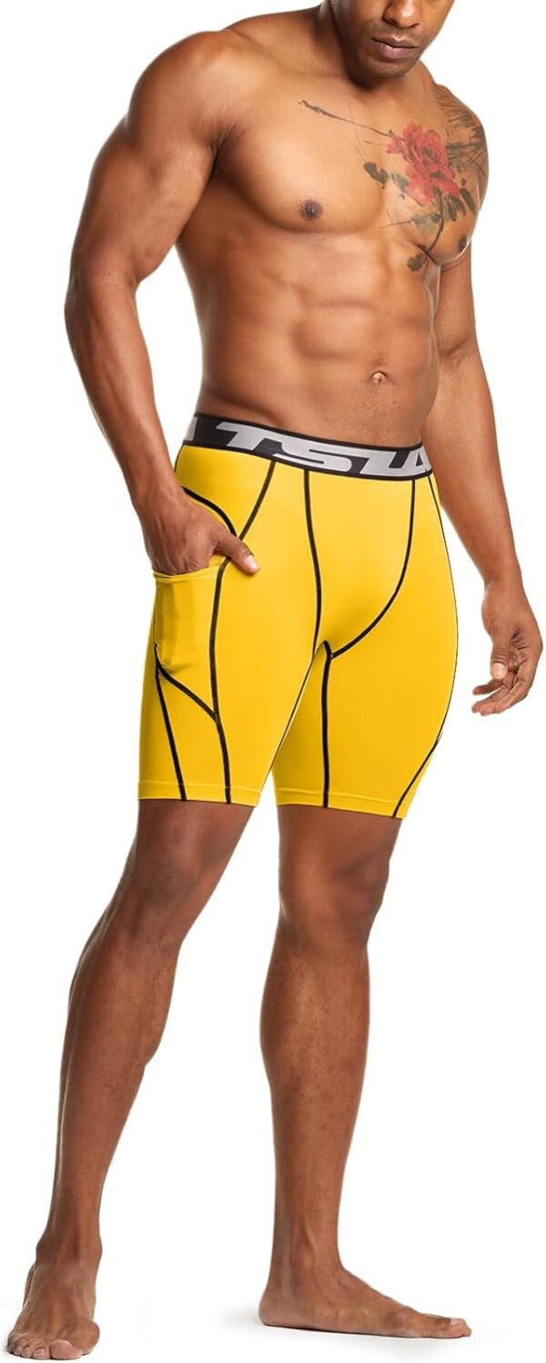 TSLA Men’s Athletic Compression Shorts, Active Cool Dry Sports Performance Running…