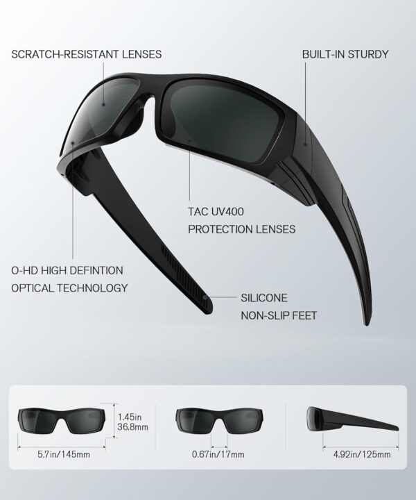 Sports Sunglasses-Men Polarized Mens-Sunglasses: Wrap Around Sun Glasses for Cycling…