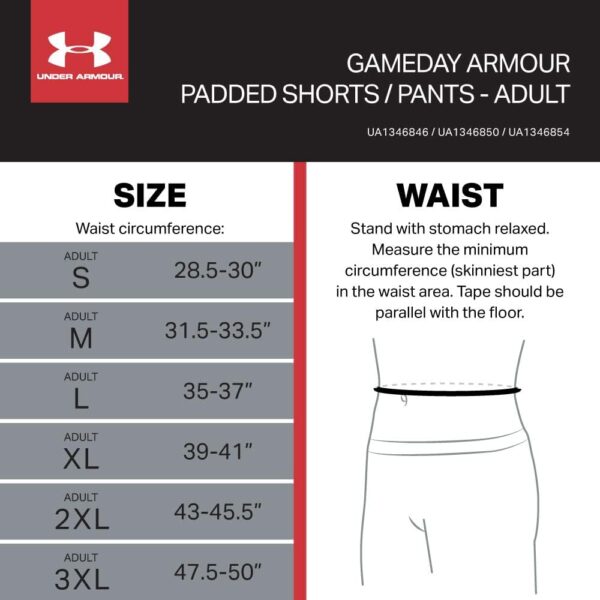 Under Armour GameDay 5-Pad Football Compression Girdle/Shorts, Football Padded Shorts,…