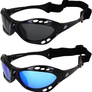 Birdz Eyewear Seahawk Polarized Sunglasses UV Protection Lenses for Sport Surfing Jet…