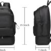 seyfocnia Gym Backpack for Men,Waterproof Travel Backpack With Shoe…