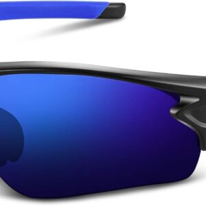 BEACOOL Polarized Sports Sunglasses for Men Women Youth Baseball Fishing Cycling…
