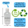 Plastic Squeeze Bottles with Disc Cap, 8 oz/2-Pack, Travel Size, Refillable, BPA-Free,…