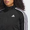 adidas Women’s Essentials Warm-Up Slim 3-Stripes Track Top