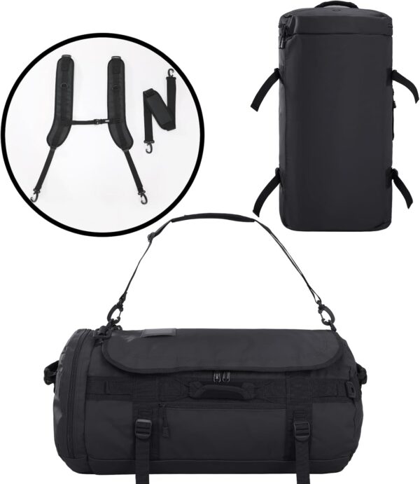 MIER Large Duffel Backpack Sports Gym Bag with Shoe Compartment, Heavy Duty…