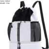 Valleycomfy Drawstring Gym Bag Sports Backpack With Shoe Compartment and…