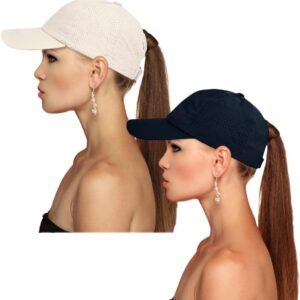 Cross Hat Womens Baseball Cap -Cross Ponytail Hat Baseball Cap