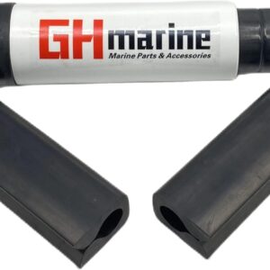 1H03 Transom Rubber Support and Motor Lock for Boat Outboards and Stern Drives with 3…