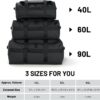 MIER Water Resistant Backpack Duffle Heavy Duty Convertible Duffle Bag with…