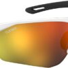 Under Armour Men’s Playmaker Wrap Sunglasses, Matte White/Black, 72mm, 10mm