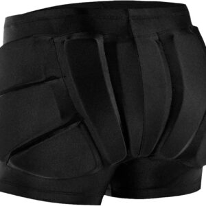 Kids Butt Pad Shorts for Skating Snowboarding Ski Hockey, Hip Tailbone Protective…