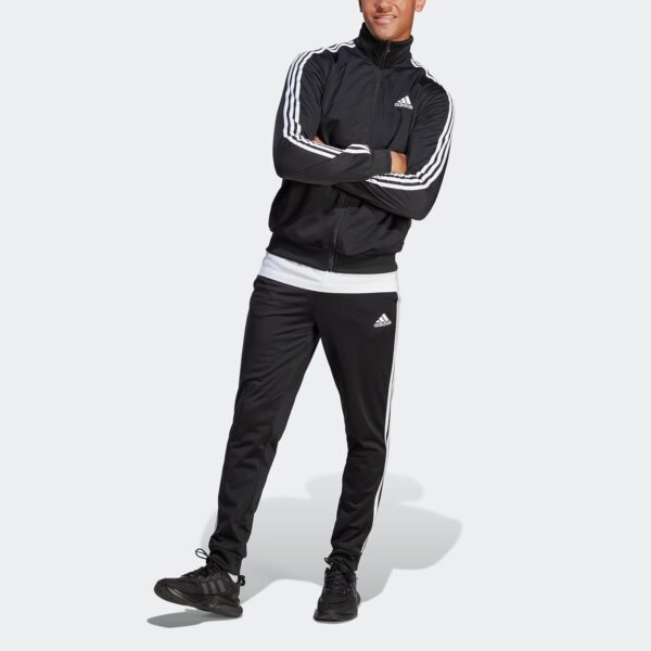 adidas Men’s Size Basic 3-Stripes Tricot Track Suit
