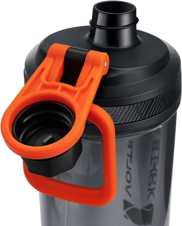 VOLTRX Electric Protein Shaker Bottle – USB Rechargeable Mixer Cup for Shakes and Meal…