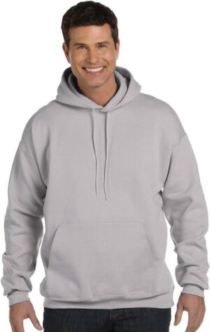 Hanes Men’s Ultimate Cotton Heavyweight Pullover Hoodie Sweatshirt, Light Steel, Medium