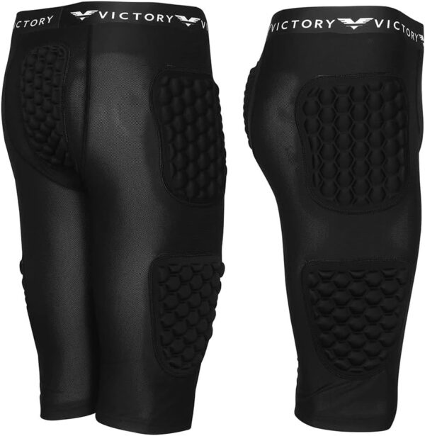 Protective Padded Compression Shorts for Snowboard, Skate, Ski, Football, Basketball -…