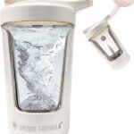 Electric Protein Shaker Bottle  15oz USB Rechargeable Portable Mixer for Protein...