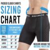 Bodyprox Baseball Sliding Shorts for Men, Compression Padded Slider Shorts