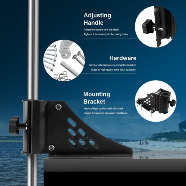 Universal Trolling Motor Deck Mount Replacement for Newport Vessels Pontoon Motor…