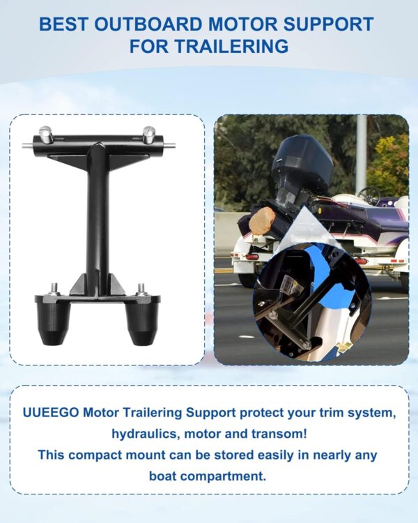 Mercury 4-Stroke Motor Trailering Support, Patented Outboard Transom Saver, Fits…