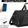 Gym Duffle Bag for Men Women, Travel Duffel Bag Backpack with Shoe…