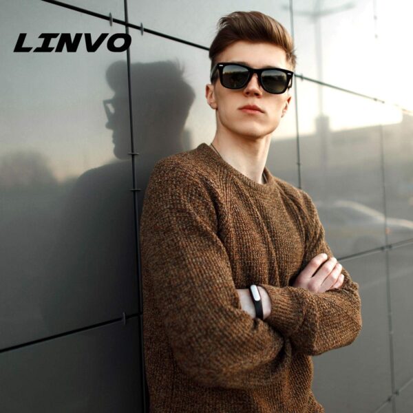 LINVO Polarized Sunglasses for Men Driving Sun glasses Shades 80’s Retro Style Design…