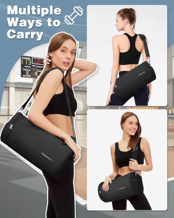 Gym Bag for Women,Men Small Duffle Travel Bags for Women Weekender Bag…
