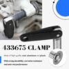 433675 Outboard Motor Transom Clamp Screw & Handle Assembly Fit for Johnson Evinrude…