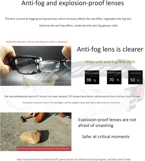 Kids Sport Glasses – Basketball & Football Goggles – Boys Safety Eyewear – Anti Shock…