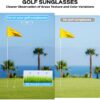 Polarized Golf Sunglasses for Men Sports Polarized Sunglasses UV400 Protection Golf…
