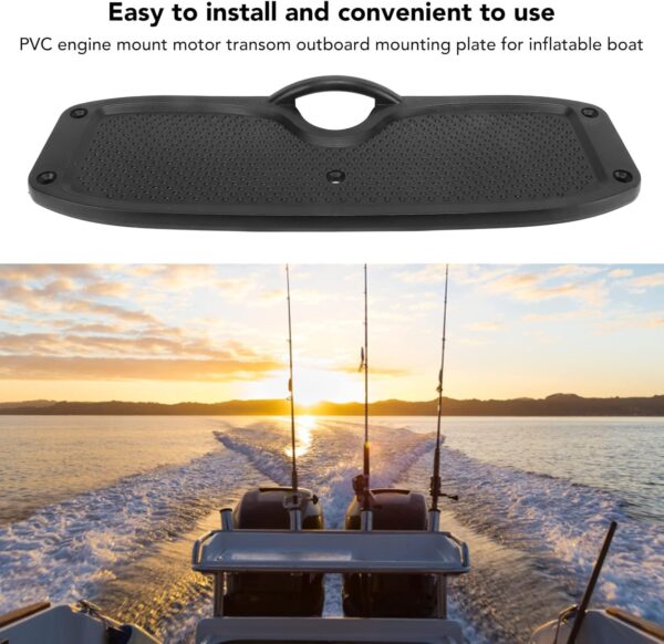 Outboard Engine Bracket, PVC Transom Plate Mounting Engine Bracket for Inflatable Boat…