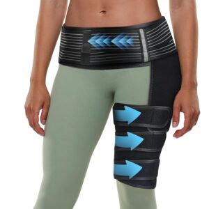 Hip Brace for Women & Men – Sciatica Pain Relief & Groin Pull Compression Wrap,…